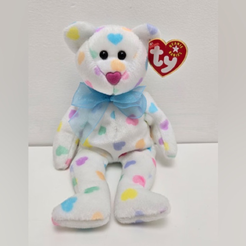 Ty Pastel Hearts Kissme 2001 Bear
